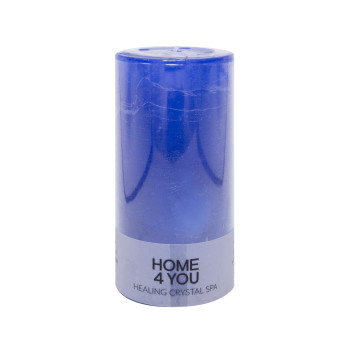 Svece HEALING CRYSTAL SPA, D6.8xH14cm, tumši zils ( smaržas- okeāns) Svece HEALING CRYSTAL SPA, D6.8xH14cm, tumši zils ( smaržas- okeāns)