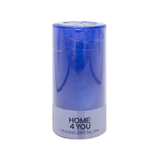 Svece HEALING CRYSTAL SPA, D6.8xH14cm, tumši zils ( smaržas- okeāns) Svece HEALING CRYSTAL SPA, D6.8xH14cm, tumši zils ( smaržas- okeāns)