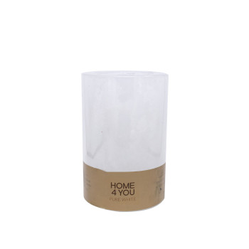 Svece PURE WHITE, D10xH15cm, balts ( bez smaržas) Svece PURE WHITE, D10xH15cm, balts ( bez smaržas)