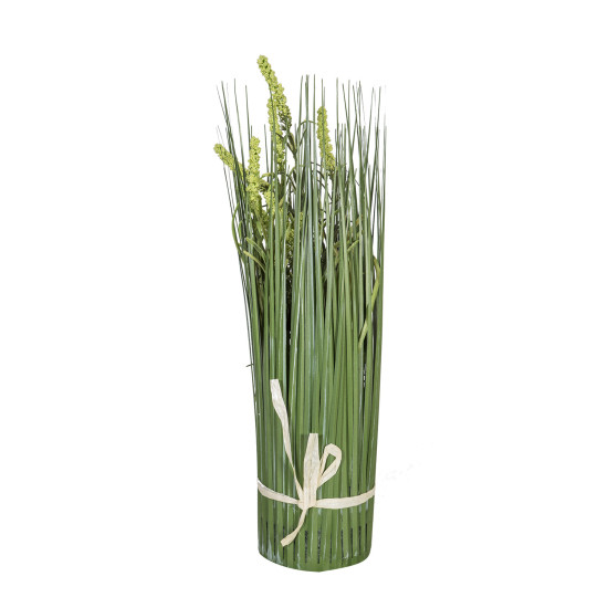 Mākslīgais zieds IN GARDEN, H39cm,mākslīgā zāle ar lavandu, gaiši zaļš