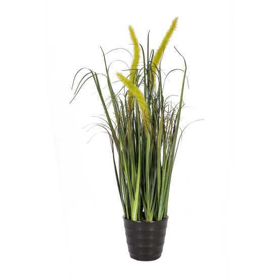 Mākslīgais zieds IN GARDEN, H55cm, mākslīgā zāle podā, gaiši zaļa