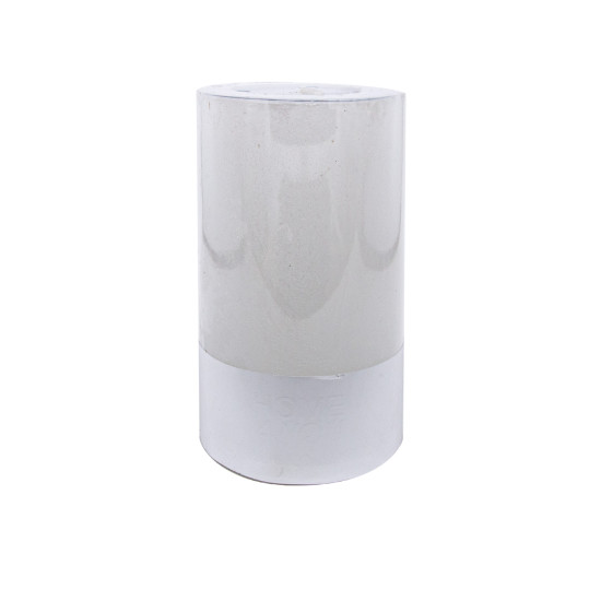 Svece LUXO, D6.8xH12cm, balts metālisks (bez smaržas) Svece LUXO, D6.8xH12cm, balts metālisks (bez smaržas)