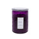 Svece stikla burkā ROMANTIC TIMES, D8xH11cm, ar vāku, violeta (aromāts- LAVANDAS)