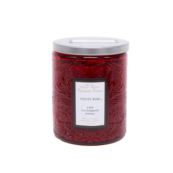 Aromātiskā svece stiklā ROMANTIC TIMES, D7xH9cm, bēšs (smaržas- VANILLA BOURBON) Aromātiskā svece stiklā ROMANTIC TIMES, D7xH9cm, bēšs (smaržas- VANILLA BOURBON)