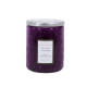 Aromātiskā svece stiklā ROMANTIC TIMES, D7xH9cm, violeta (smaržas- LAVENDER)