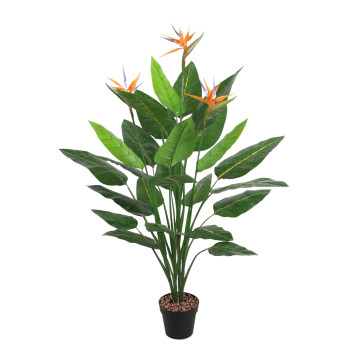 Mākslīgs koks BIRD OF PARADISE H150cm, melns puķupods Mākslīgs koks BIRD OF PARADISE H150cm, melns puķupods