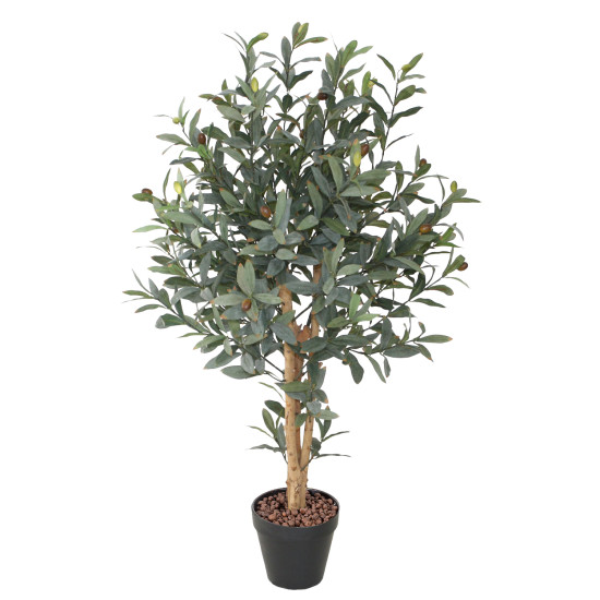 Mākslīgs koks OLIVE H90cm, melns puķupods