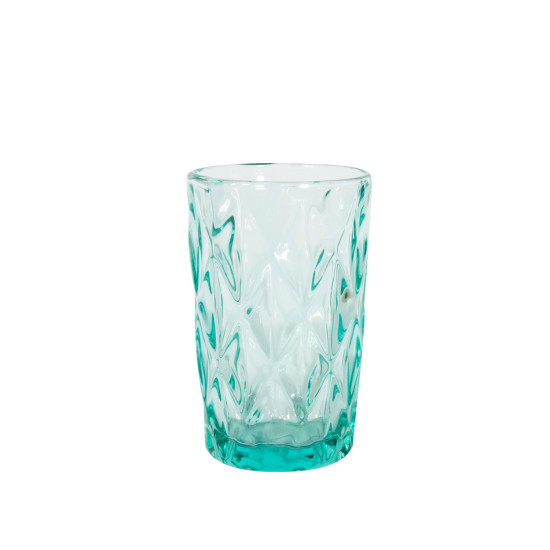 Glāze CORAL 350ml, D8xH12cm, tirkīzs