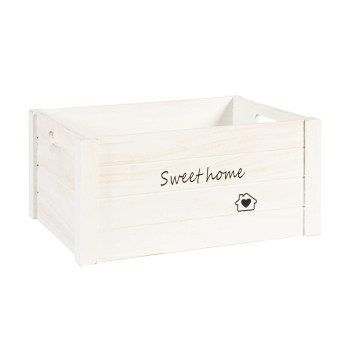 Puidust kast HOME&GARDEN-1, L- 41x31xH20cm, valge Puidust kast HOME&GARDEN-1, L- 41x31xH20cm, valge