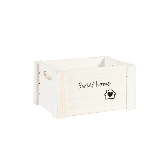 Деревянный ящик HOME&GARDEN-4, XS- 26x16xH13см, белый Деревянный ящик HOME&GARDEN-4, XS- 26x16xH13см, белый