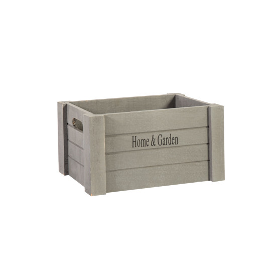Деревянный ящик HOME&GARDEN-4, XS- 26x16xH13см, серый Деревянный ящик HOME&GARDEN-4, XS- 26x16xH13см, серый