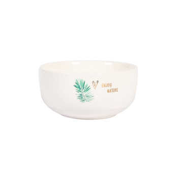 Bļoda TIME TO RELAX 300ml, balts/ zelts Bļoda TIME TO RELAX 300ml, balts/ zelts