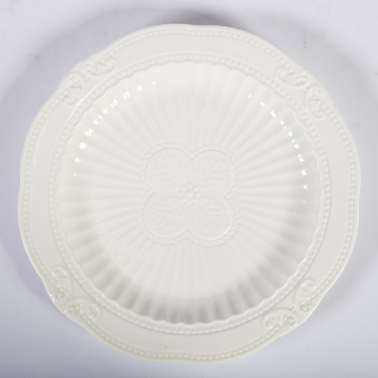 Pusdienu šķīvis SOFIA, D26,5cm, balts Pusdienu šķīvis SOFIA, D26,5cm, balts