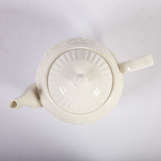 Tējkanna SOFIA, 600ml, D13xH14cm, balts Tējkanna SOFIA, 600ml, D13xH14cm, balts