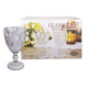 Vīna glāzes CORAL 300ml, sudrabotas / spīdīgas Vīna glāzes CORAL 300ml, sudrabotas / spīdīgas