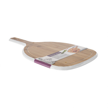 Griešanas dēlis ar rokturi GOURMET, 43x23cm, zils / balts mix Griešanas dēlis ar rokturi GOURMET, 43x23cm, zils / balts mix
