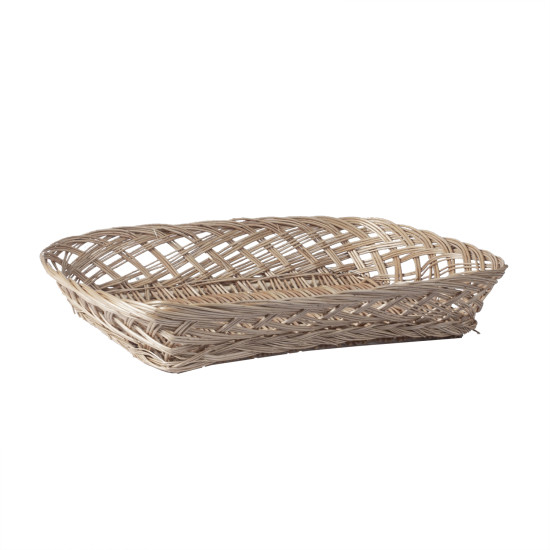 Поднос OLAF 43.5x30.5xH8см, плетеный, натуральный Поднос OLAF 43.5x30.5xH8см, плетеный, натуральный