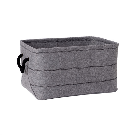 Корзина MAX FELT-1, 44x32xH24см, светло-серый войлок Корзина MAX FELT-1, 44x32xH24см, светло-серый войлок