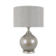 Galda lampa LUXO, H56cm, sudrabaini pelēka