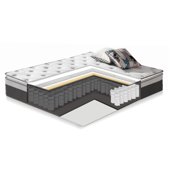 Пружинный матрас HARMONY TOP POCKET, 180x200xH33см, упакован в рулоне Пружинный матрас HARMONY TOP POCKET, 180x200xH33см, упакован в рулоне