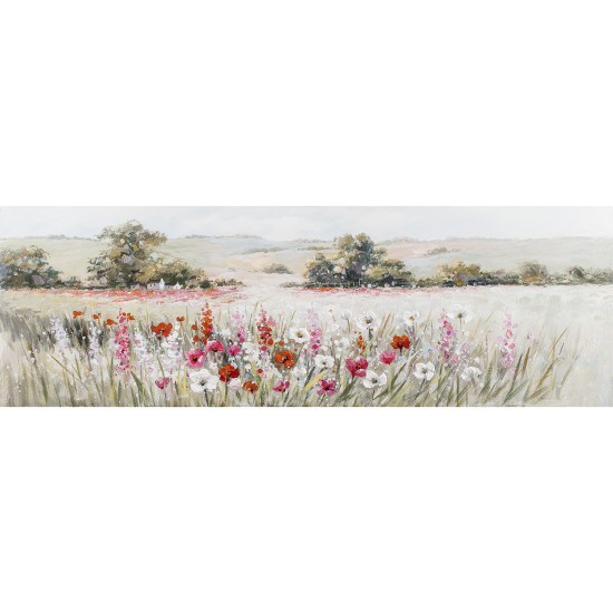 Eļļas glezna 50x150cm, magones Eļļas glezna 50x150cm, magones