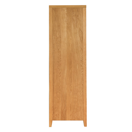 Drēbju skapis CHAMBA ar 2 durvīm un 1 atvilktni, 90x58xH198cm, koks: ozola finieris, krāsa: dabīgs
