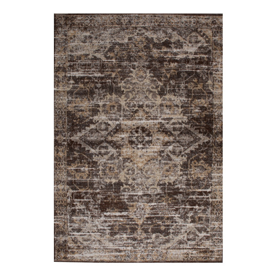 Paklājs MERSA-1, 100x150cm, brūns/bēšs Paklājs MERSA-1, 100x150cm, brūns/bēšs