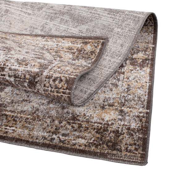 Paklājs MERSA-1, 100x150cm, brūns/bēšs Paklājs MERSA-1, 100x150cm, brūns/bēšs
