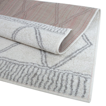 Vaip LOTTO-8, 133x190cm, naturaalne valge/helehall Vaip LOTTO-8, 133x190cm, naturaalne valge/helehall