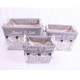 Корзина высокая WILLI SEAF, S: 29x19xH22см, белая Корзина высокая WILLI SEAF, S: 29x19xH22см, белая