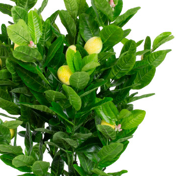 Zaļš augs LEMON, H145cm, melns pods Zaļš augs LEMON, H145cm, melns pods