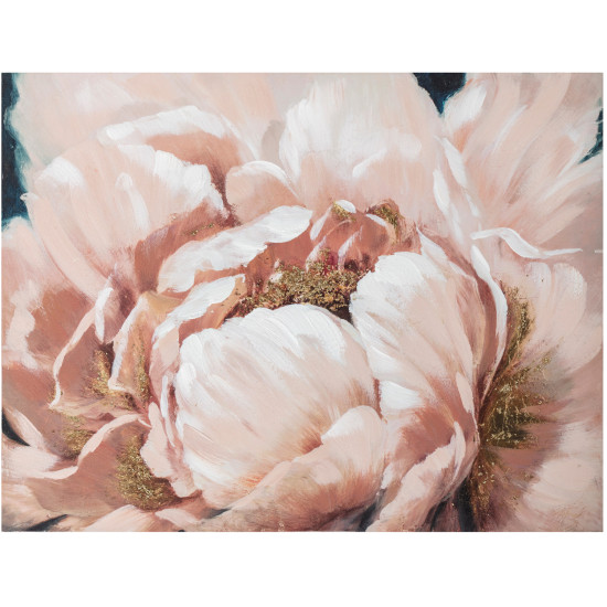 Eļļas glezna 75x100cm, rozā zieds Eļļas glezna 75x100cm, rozā zieds