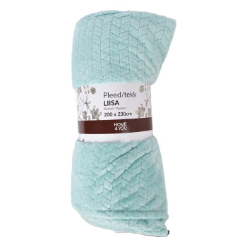 Плед LIISA XL, 200x230см, мятно-зеленый Плед LIISA XL, 200x230см, мятно-зеленый