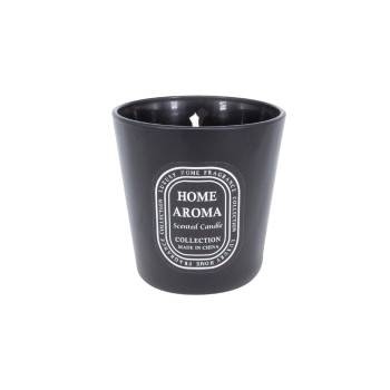 Svece stiklā HOME AROMA, H7cm, melna Svece stiklā HOME AROMA, H7cm, melna