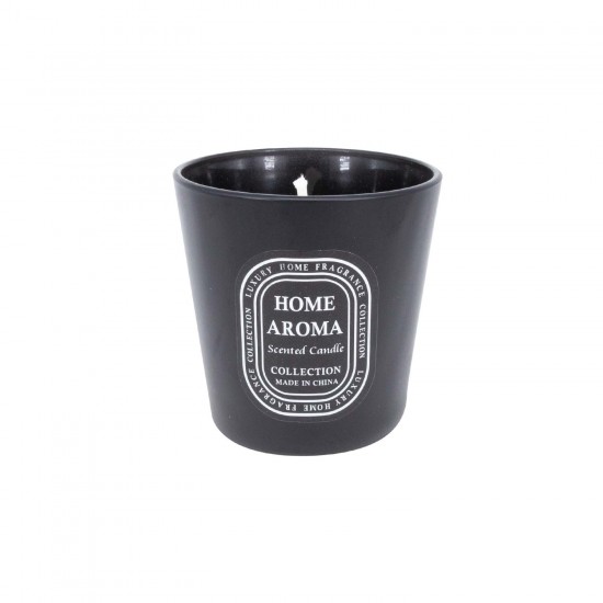 Svece stiklā HOME AROMA, H7cm, melna Svece stiklā HOME AROMA, H7cm, melna