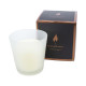 Svece stiklā HOME AROMA, H7cm, balta