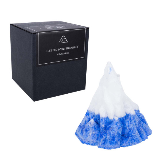 Svece EVEREST, H7cm, zila Svece EVEREST, H7cm, zila