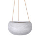 Piekarināms puķu pods CUBO-1, D28xH14cm, balts