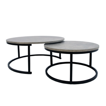 Lauakomplekt BRITU 2tk, hall Lauakomplekt BRITU 2tk, hall