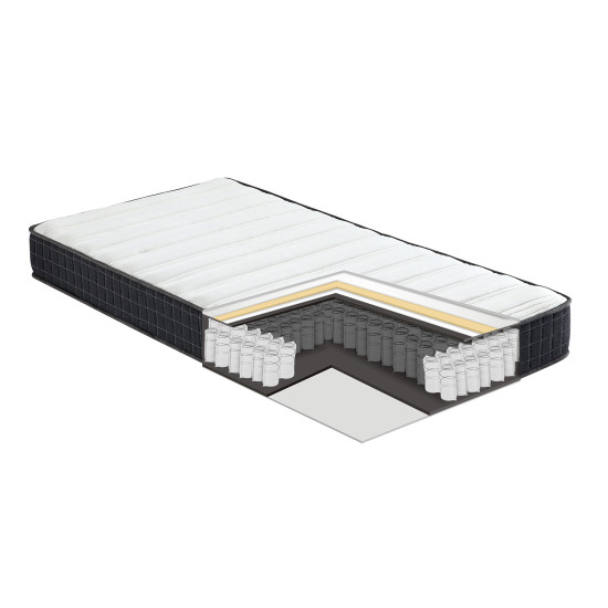 Кровать EVA 90x200cm, старый розовый бархат
