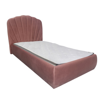 Кровать EVA 90x200cm, серый бархат Кровать EVA 90x200cm, серый бархат