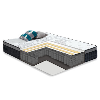 Кровать AURORA 160x200cm, серый бархат