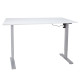 Rakstāmgalds ERGO ar 1 motoru 140x80cm, pelēcīgi balts Rakstāmgalds ERGO ar 1 motoru 140x80cm, pelēcīgi balts