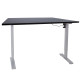 Rakstāmgalds ERGO ar 1 motoru 140x80cm, melns/pelēks Rakstāmgalds ERGO ar 1 motoru 140x80cm, melns/pelēks