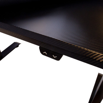 Игровой стол GAMER с 1 мотором 140x70см, с ковриком для мыши, черный Игровой стол GAMER с 1 мотором 140x70см, с ковриком для мыши, черный