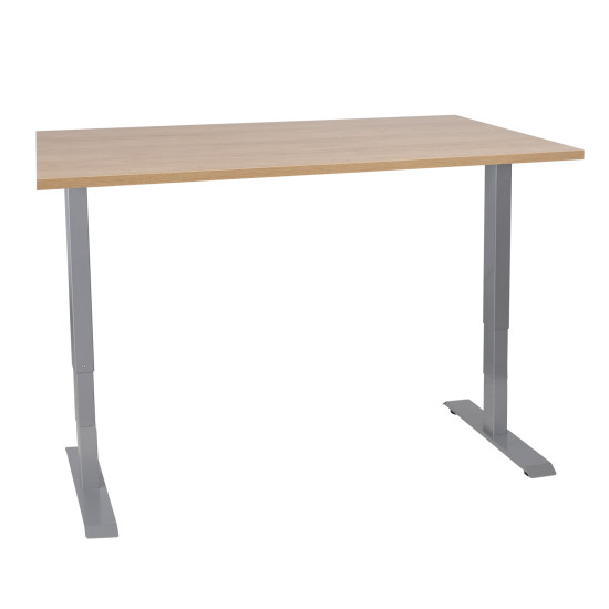 Rakstāmgalds ERGO ar 2 motoriem 140x70cm, hikorijs Rakstāmgalds ERGO ar 2 motoriem 140x70cm, hikorijs