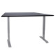 Rakstāmgalds ERGO ar 2 motoriem 140x80cm, melns Rakstāmgalds ERGO ar 2 motoriem 140x80cm, melns