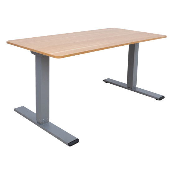 Rakstāmgalds ERGO OPTIMAL ar 2 motoriem 140x70cm, hikorijs Rakstāmgalds ERGO OPTIMAL ar 2 motoriem 140x70cm, hikorijs
