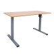 Rakstāmgalds ERGO OPTIMAL ar 1 motoru 140x70cm, hikorijs Rakstāmgalds ERGO OPTIMAL ar 1 motoru 140x70cm, hikorijs