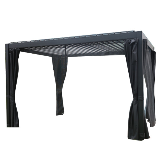 Шатёр MIRADOR 3x3xH2,5м со шторами, темно-серый